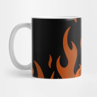 not really red Flames Mug